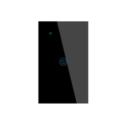 Wifi Smart Switch Panel US 1/2/3 Gang App Remote Control Timer Touch Light Switch Electric Sensitive Wall Light Switch Glass