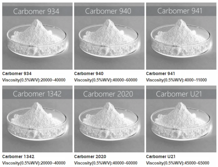 Daily Chemical Raw Material Carbopol carbomer Powder For Gel Cosmetics Uses Factory Price 9003-01-4 Carbomer