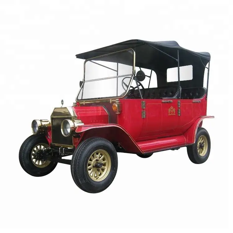 Hotel Airport Park Vintage Electric Classic Car 6 Seater Golf Classic Car