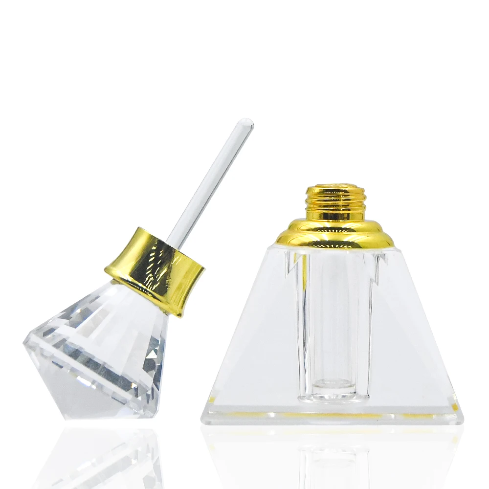 Hot Sale Spot 3ml 6ml Crystal Perfume Bottle Small Size Easy to Carry Crystal Essential Oil Bottle with Dripping Stick