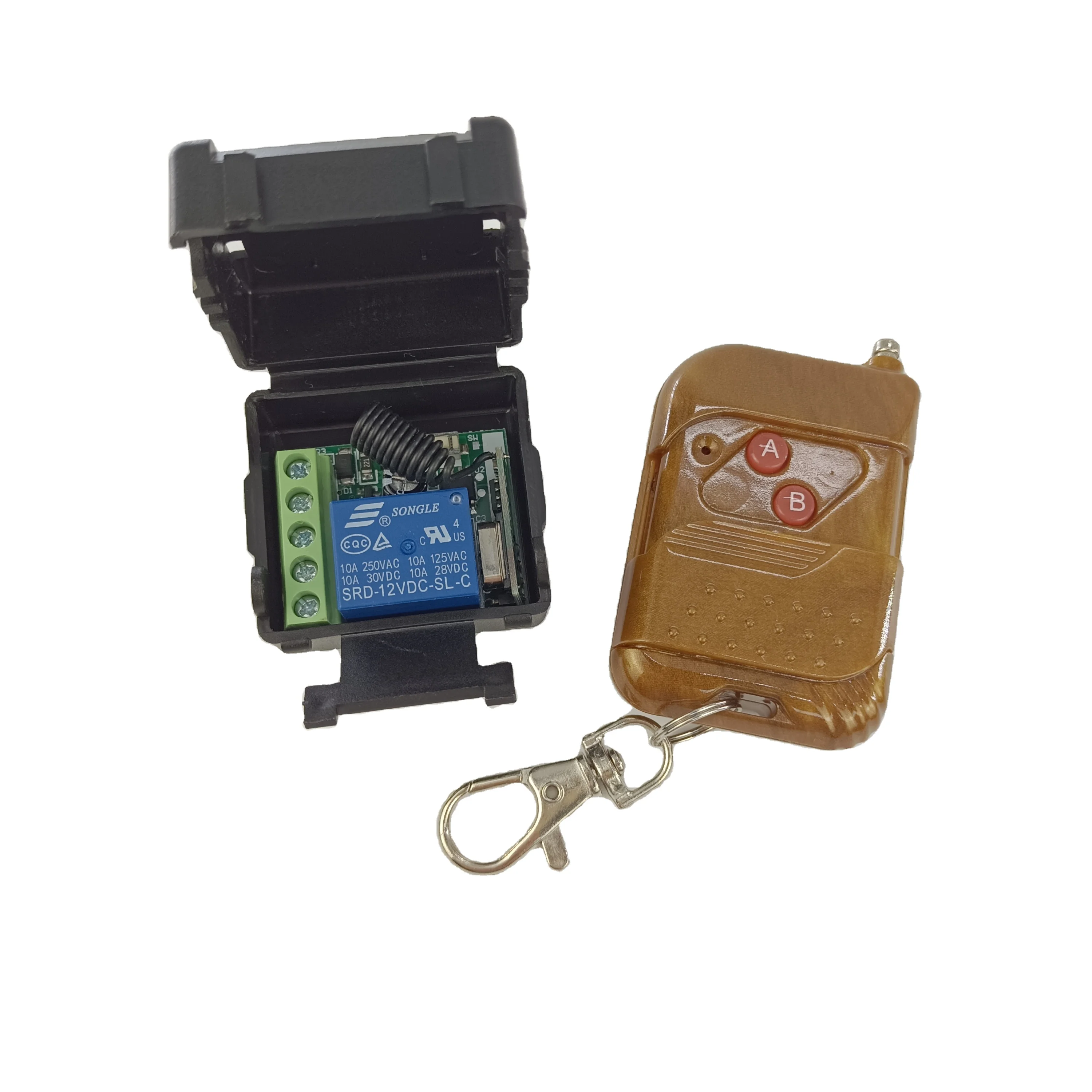 RF Transmitter 433 Mhz Remote Controls with Switch DC 12V 1CH relay Receiver