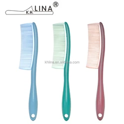 Модная Высококачественная Антистатическая ручка с узкими зубьями, пользовательская салонная целлюлозная ацетатная расческа для волос