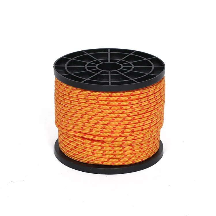 High Quality Customization 2mm x 500m Braided Polyester UHMWPE Core Camping Tent Rope