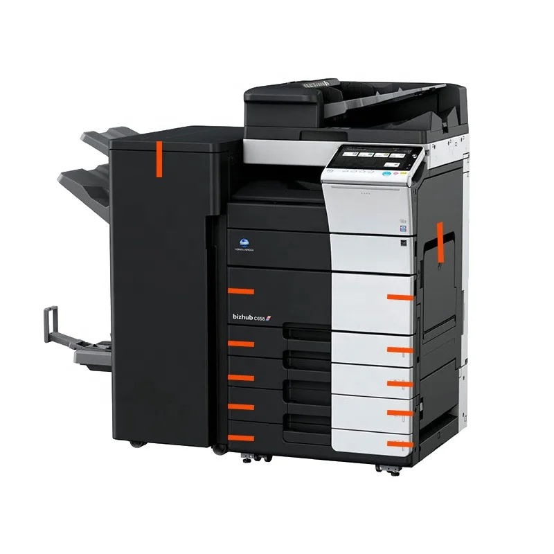 Все в одном принтер сканер копир Konica Minolta bizhub C458/C558/C658/C368 цветной лазерный с сканером и копировальным аппаратом