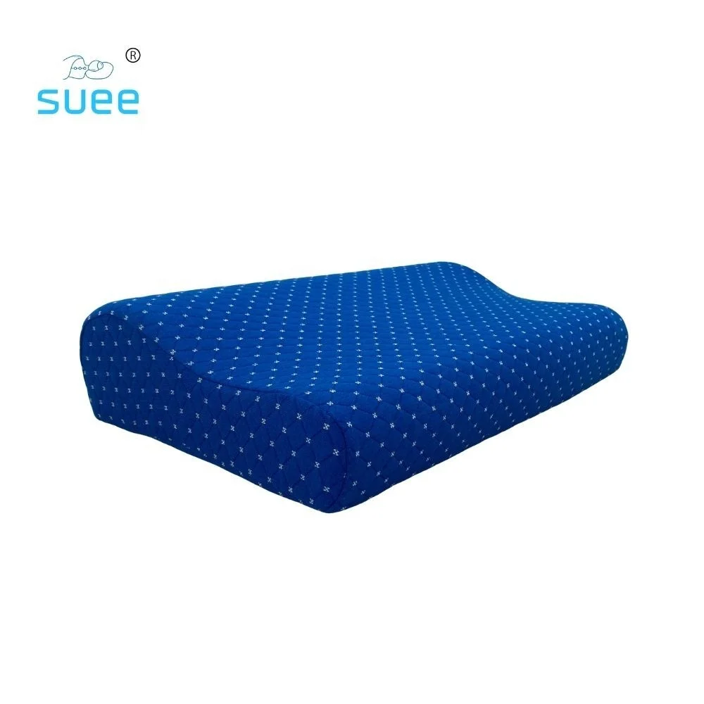 Curved Memory Foam Bamboo Pillow Orthopedic Contour Neck Cervical Pillow