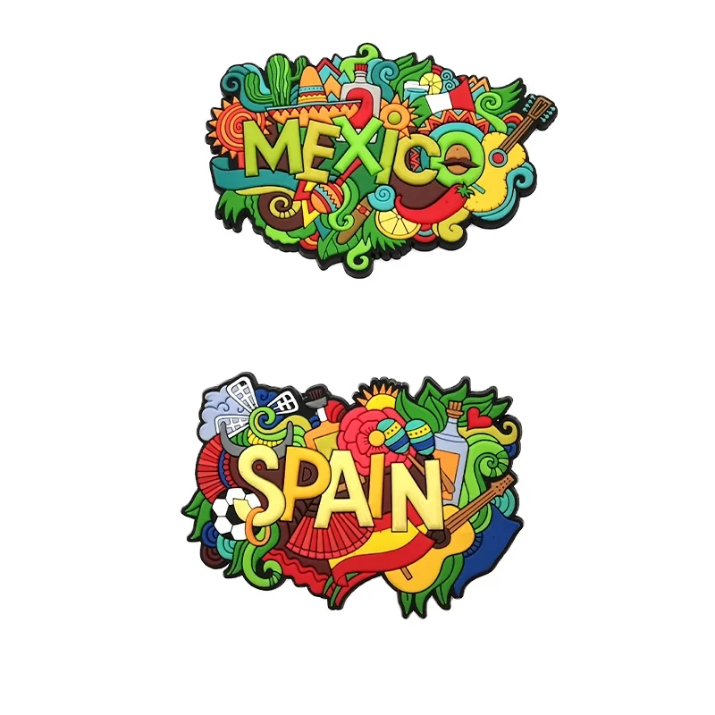 hot sales Refrigerator Magnet Pvc good Price Rubber 2d 3d animal zoo  souvenir Soft Pvc Fridge Magnet