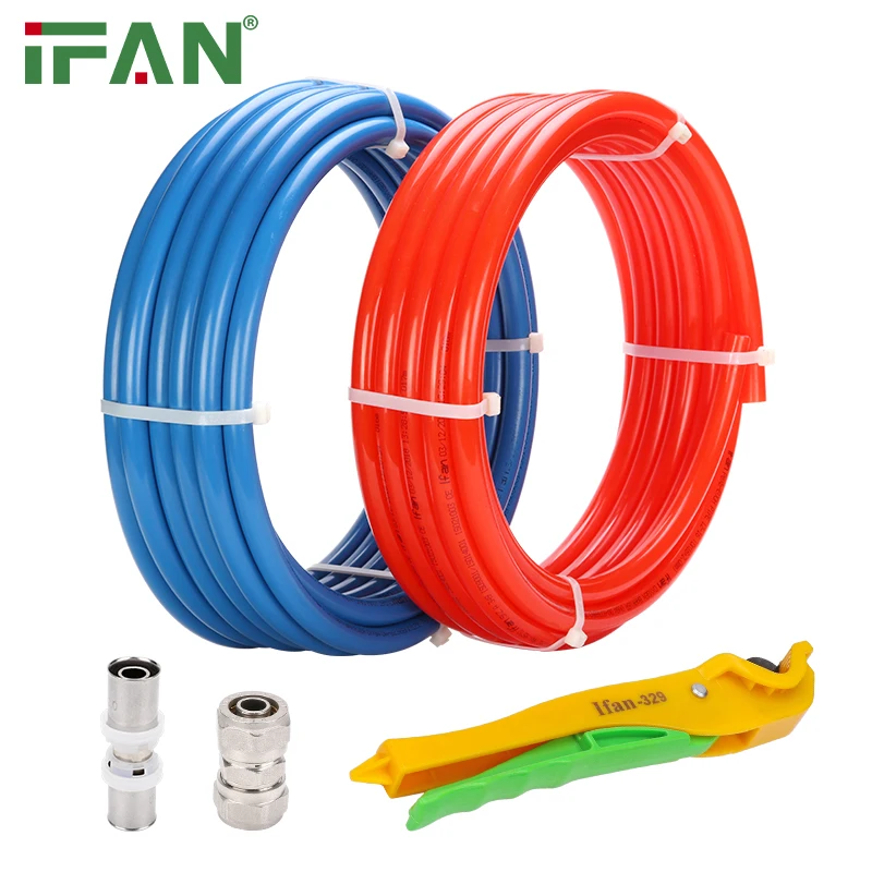 IFAN Underfloor Heating Pipe Durable Plastic PEX Tubes16-32mm PN25 PERT PEX Pipe
