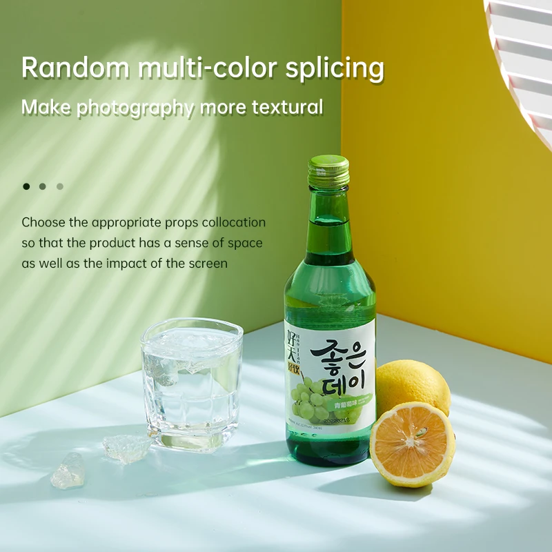 Wholesale YINGZHI  60*60cm Morandi Photography Background Studio Food Photography Solid Color Photo Background Plate