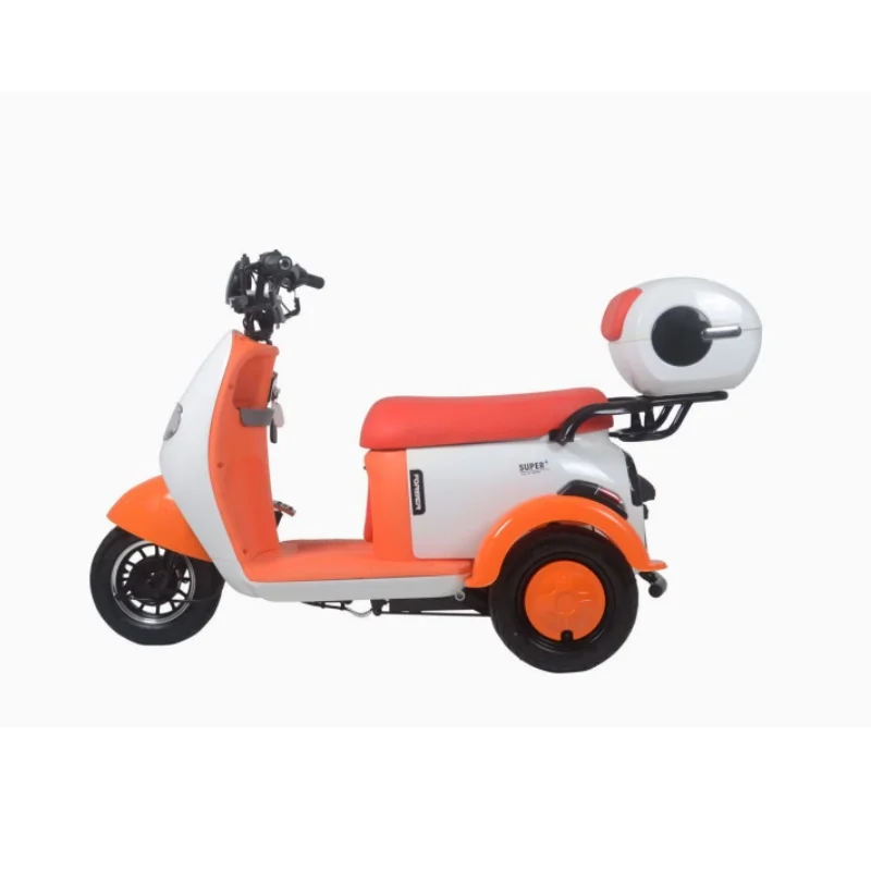 Newly designed wholesale electric three-wheeled lead-acid battery scooter brushless motor tricycle electric vehicle