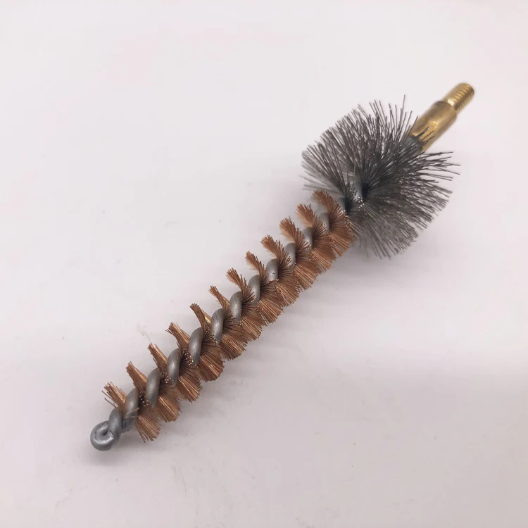No.BC223-1 .223 Caliber Phosphor Bronze Wire and Stainless Steel Wire AR Chamber Brush 5.56mm 8-32 Thread