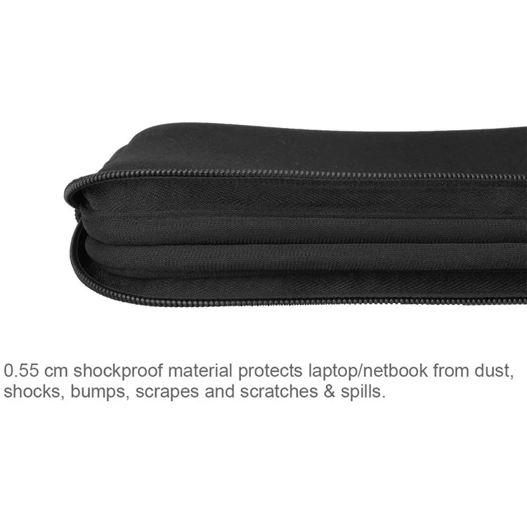 Cheap Price Black Simple Design Protective Shockproof Laptop Accessories Soft Custom Neoprene Laptop Sleeve