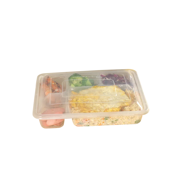 Hot Sale High Quality Disposable 5 Compartment To Go Container Food