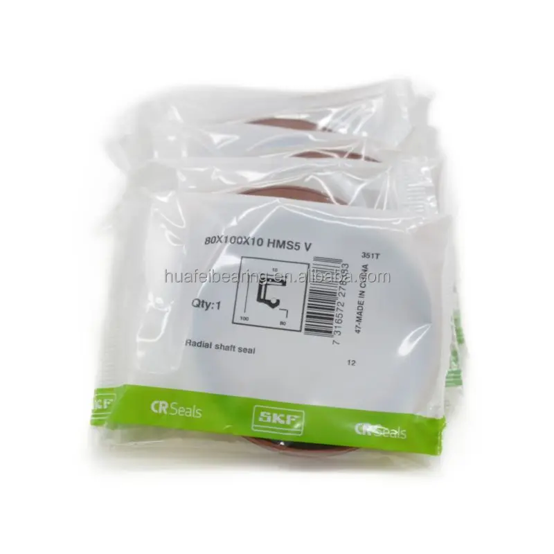 Original SKF grease seal 80X100X10 HMS5V Radial shaft oil seal