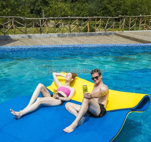Comfortable PVC Foam  Floating Mat Water Pad Swimming Pool Floats lunch mat Pool float for Lake Sea Inflatable balloon
