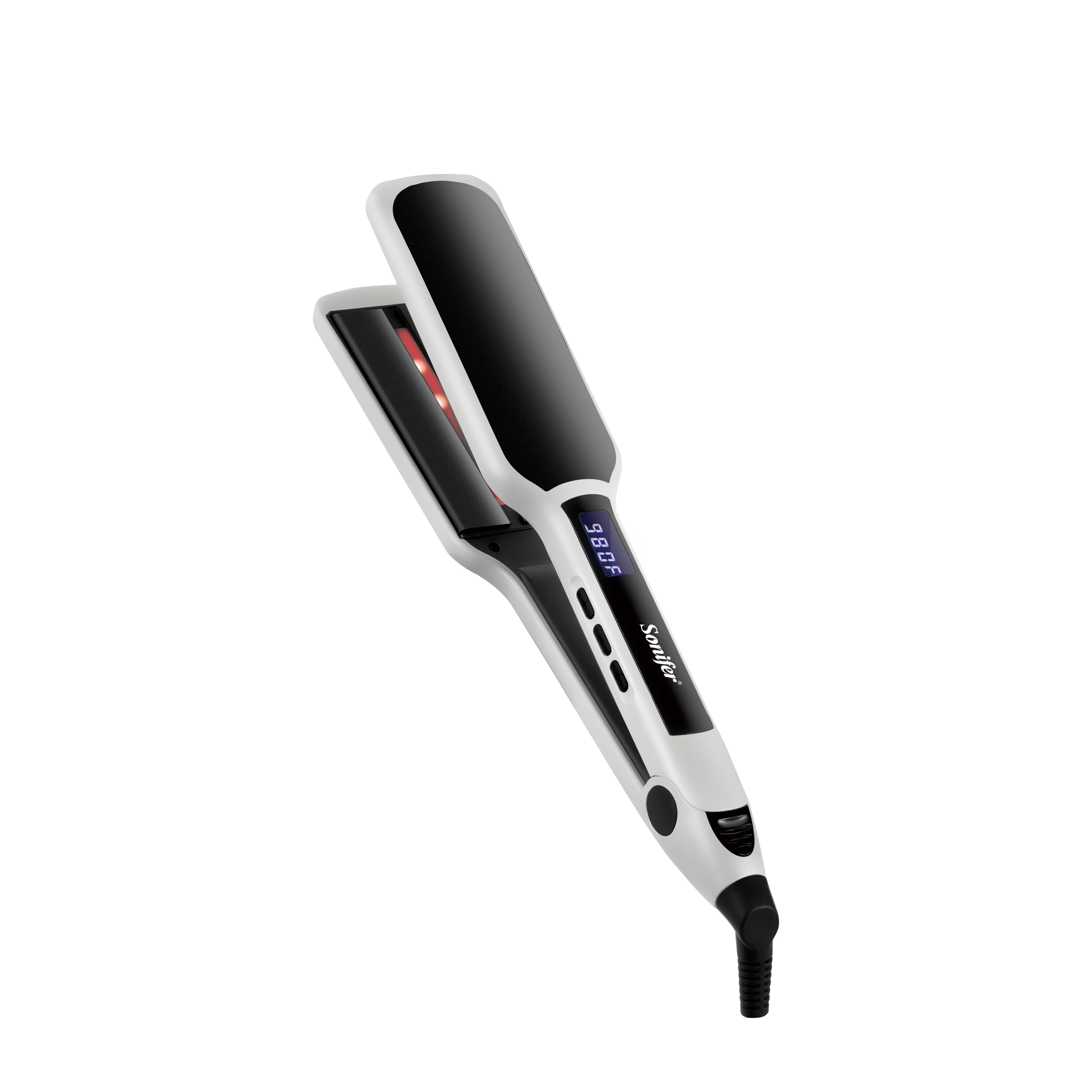 Sonifer SF-9614 Superior Quality Professional 70W Ceramic Coating Heating Plate Flat Iron Salon Electric Hair Straightener