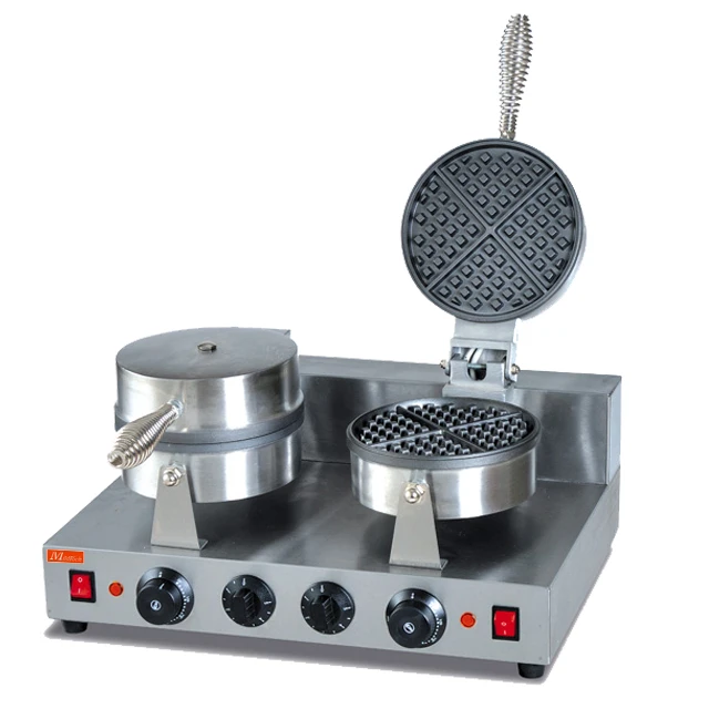 
Industrial Kitchen Equipment Non-stick Sandwich Snack One Plate Electric Penis Mini Waffle Makers 