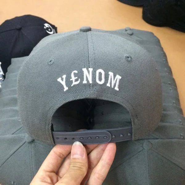 Custom Embroidery 5 Panel Snapback Cap Wholesale Solid Color Flat Brim Hip Hop Hat