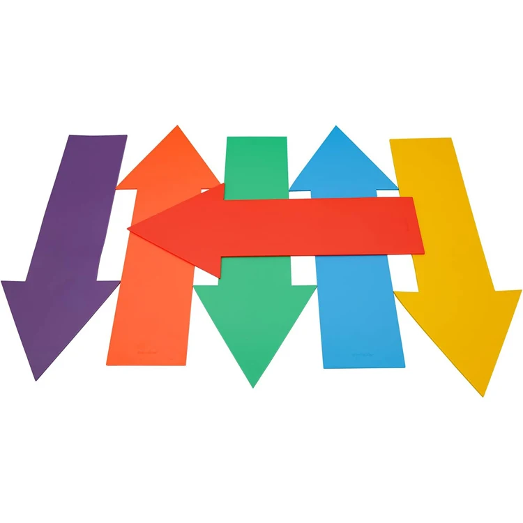 Wholesale Sports Spot Markers, Flat Field Cones, Arrow Carpet Markers for Classroom