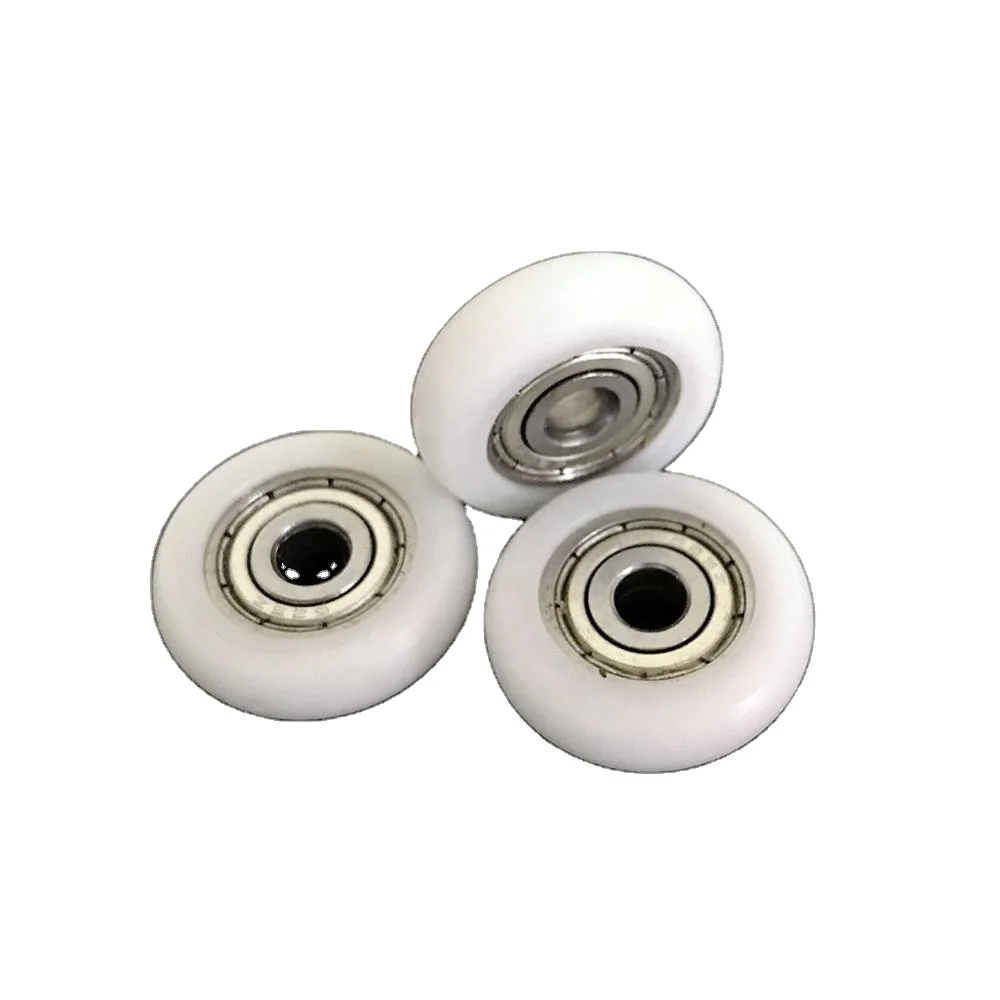 Factory High Precision Bore 6mm 626ZZ Plastic Coated Sliding Door Round Wheel Bearings 6mm 35mm 11mm