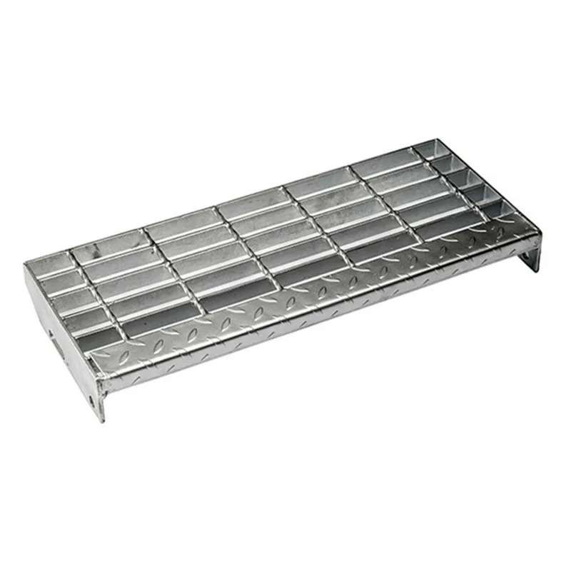 Manufacturer Metal Staircase With Non-Slip Steel Grating Stair Treads Galvanized Steel Staircase For Outdoor