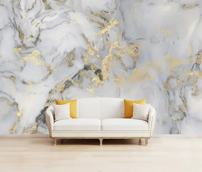 White Granite Decorative Paper For Covering Kitchen Stickers