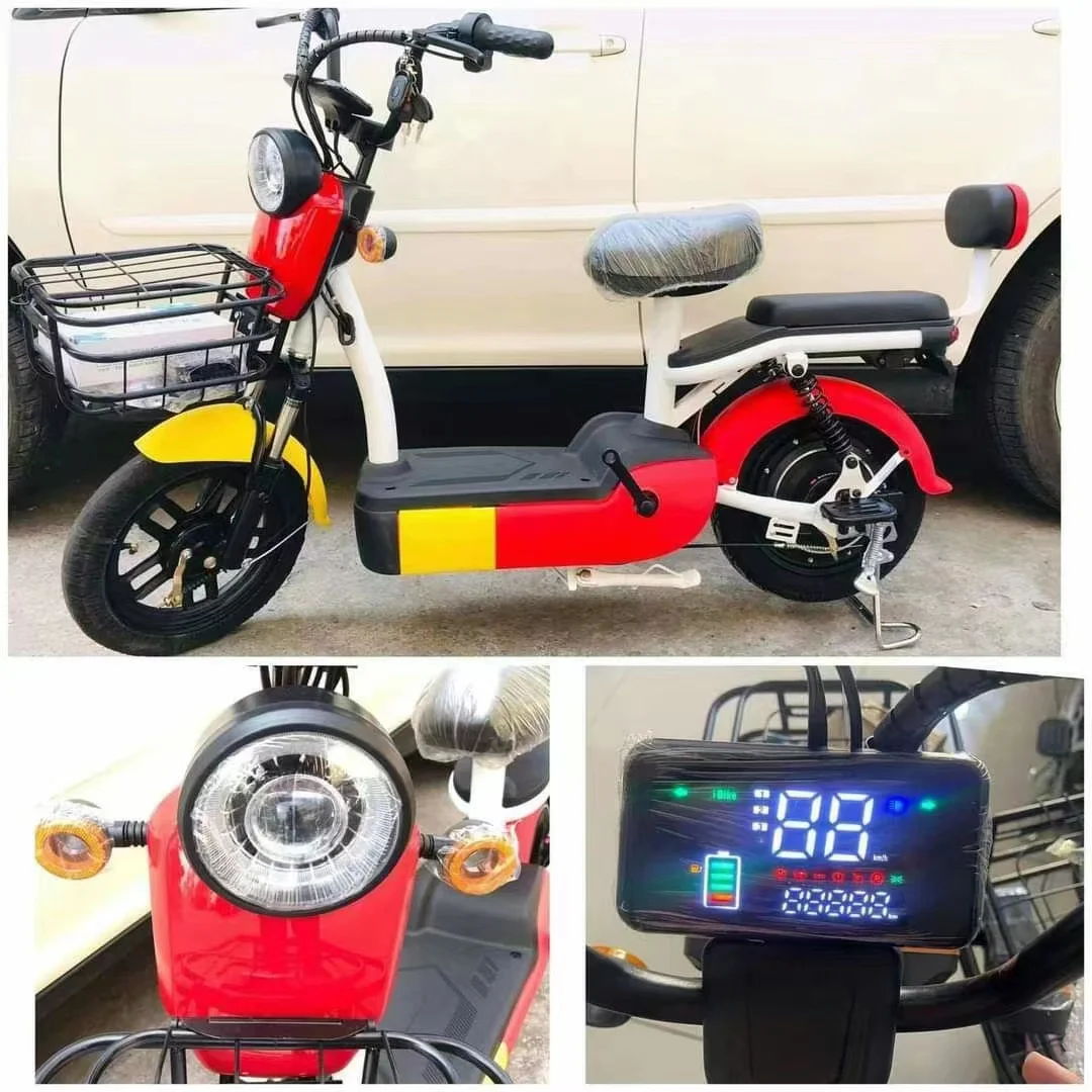 14*2.5inch Vacuum Tyre Scooter City Electric Bike Single Speed Scooter City Electric Bike