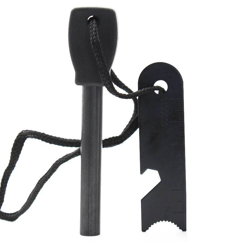 9.5mm Thick EDC Multitool Survival Ferro Flint Fire Steel Starter Rod for Bushcraft