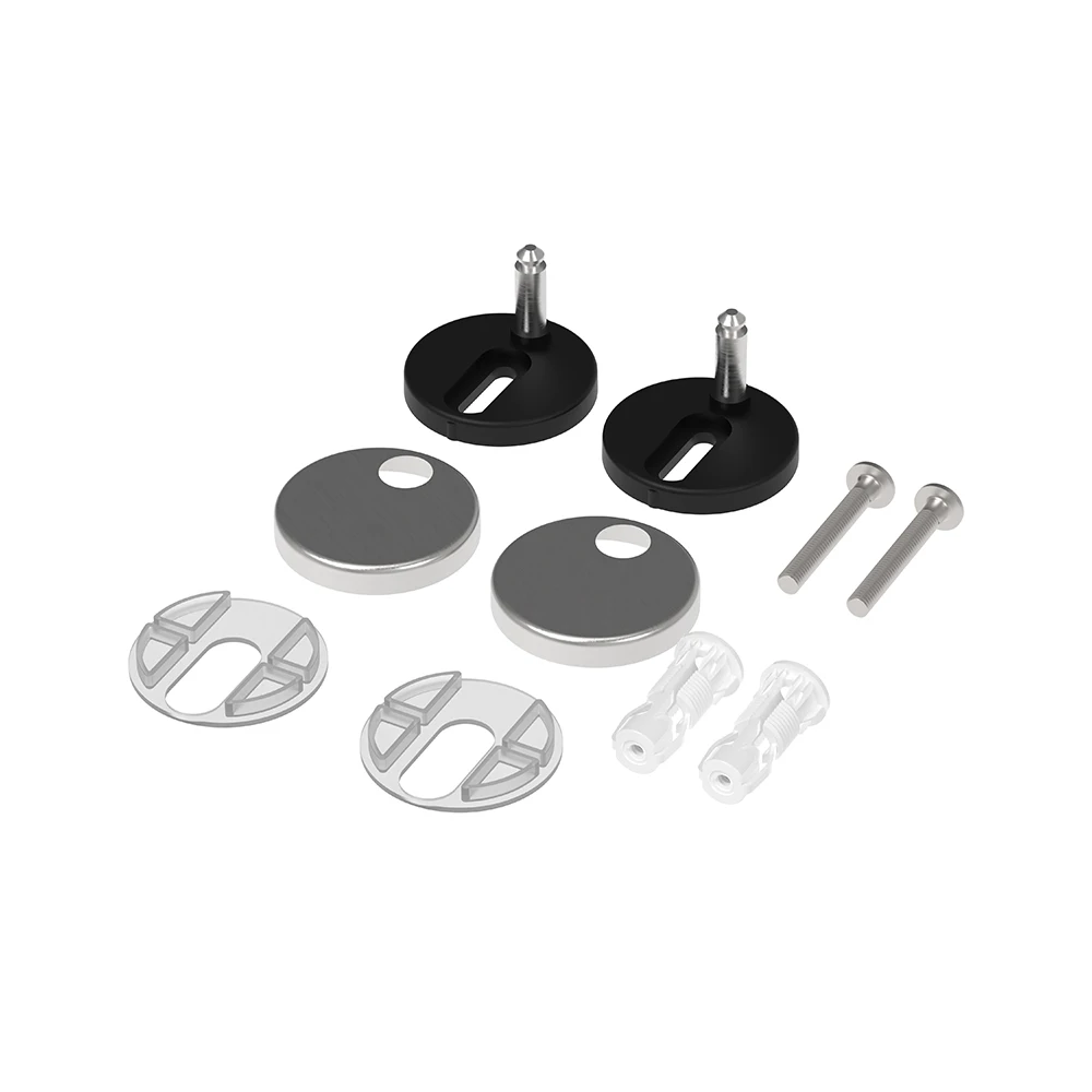 Square thin slim Quick Release Toilet Seat Square Shape Urea Soft Close seat cover for wall hung toilets