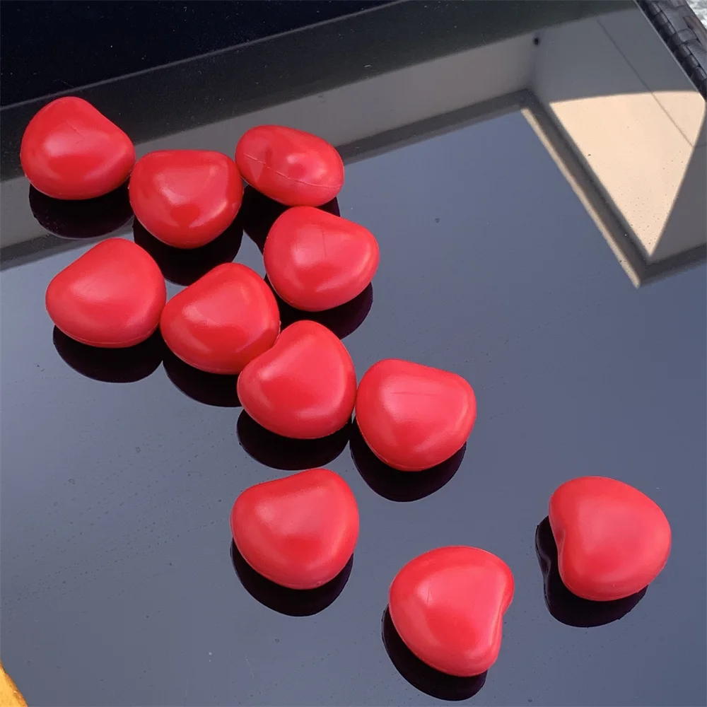 5.2inch Heart Shaped Red Stress Balls Slow Rebound Toys Gift Mini Foam Party Hand Cute Squeeze Fun Grip Strength Exercise Custom