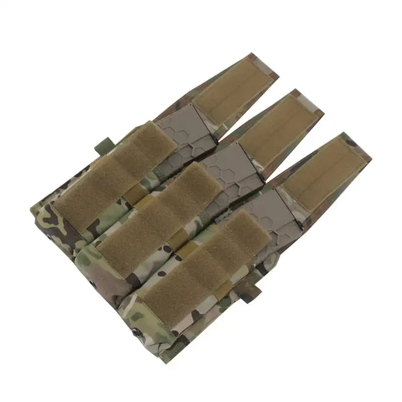 OEM ODM multiple camouflage Molle Magazine Pouch Tactical Vest AVS JPC Vest Triple Magazine Pouch