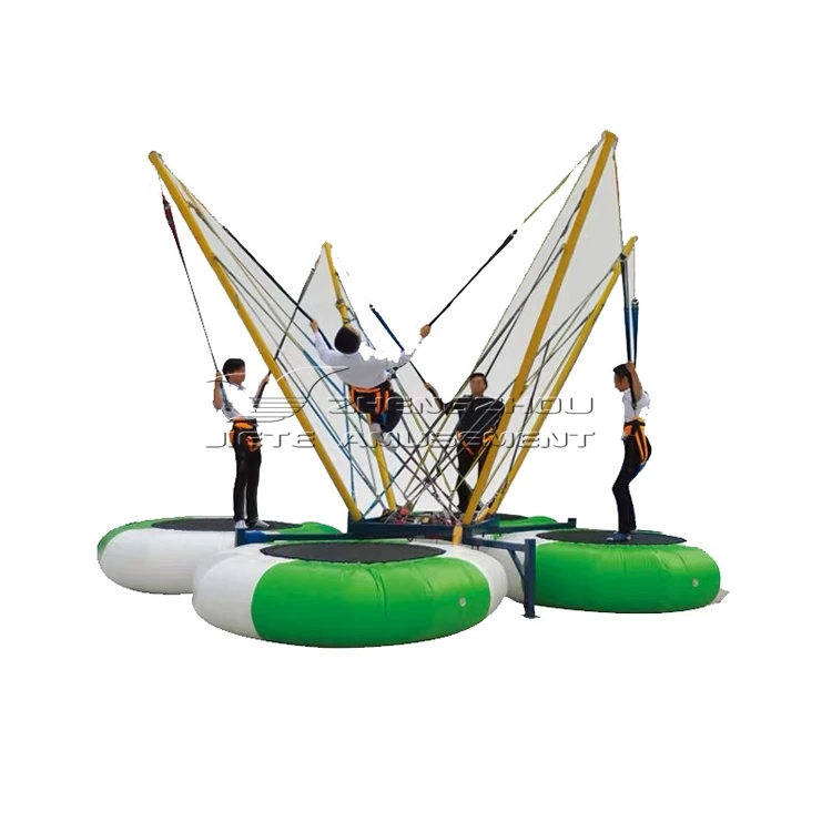 Cheap ride attraction children playground ride small jumping trampoline for sale