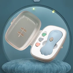 New Safe Electric Baby Infant Nail Filer with Light Battery Operated Newborn Nails Care Trimmer for Baby Fingernail Nail Trimmer