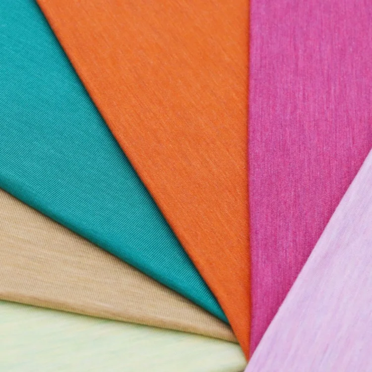 Factory Sustainable Lyocell 92% Lyocell  8% spandex Fiber Fabric  t shirt