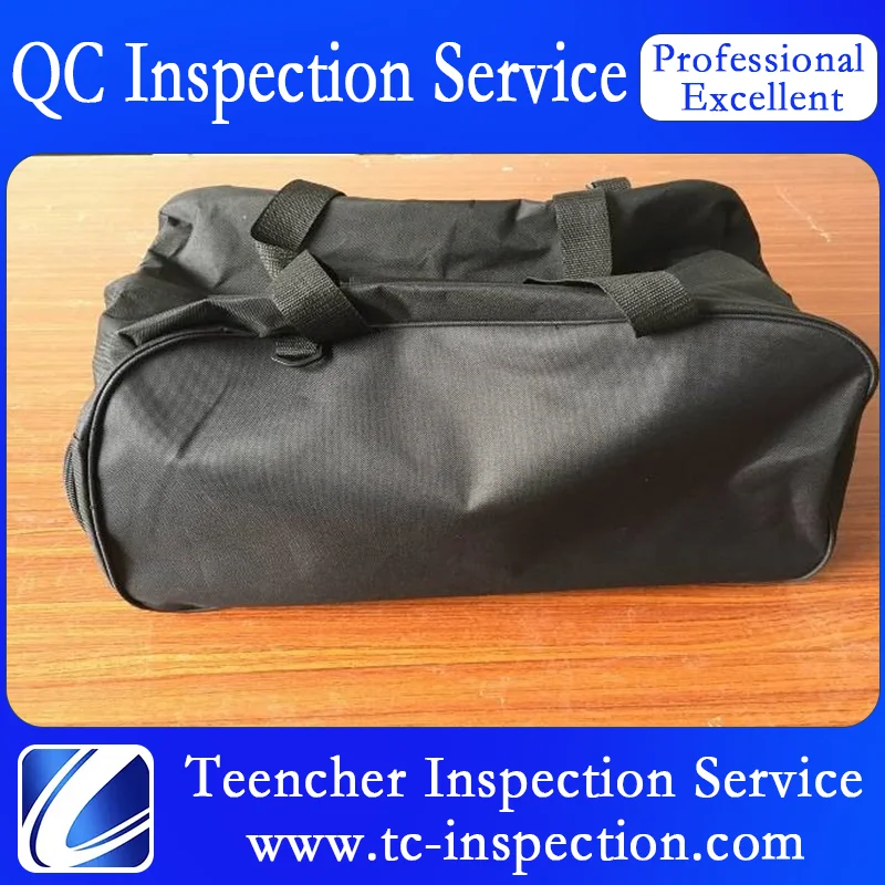 Inspection Service  for Sportsbag by Third Party Inspection Agent in Fuzhou/Wenzhou/Quanzhou/Ningbo/Dongguan/Shenzhen