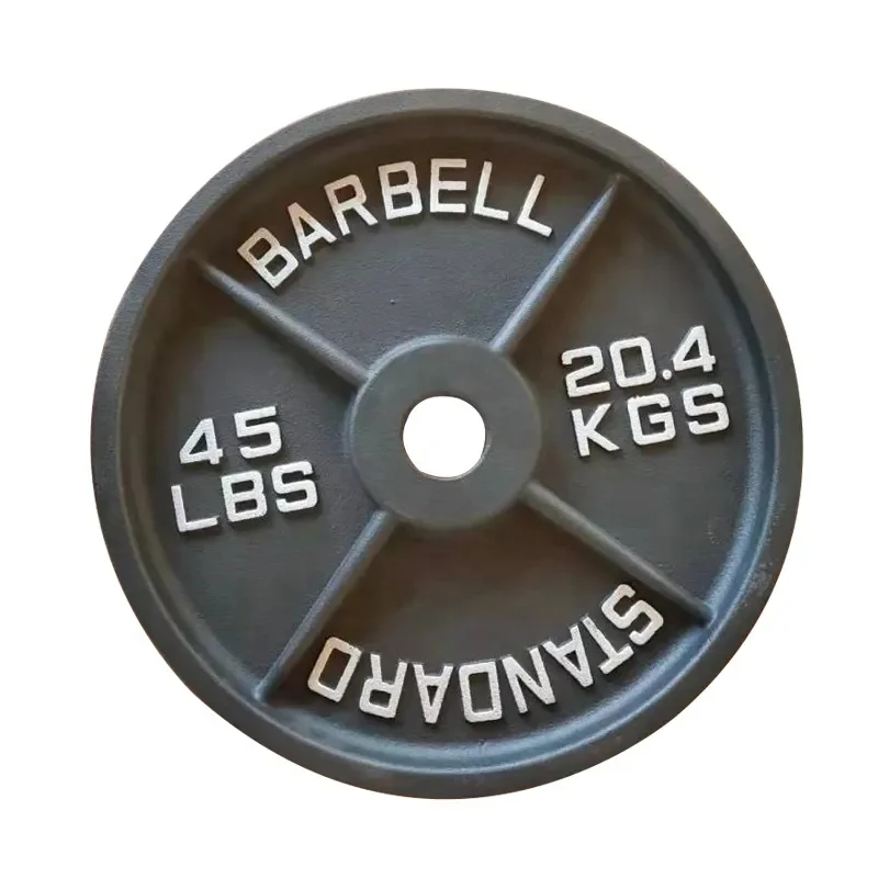 Wholesale weight lifting cheap iron weight plates standard dumbbell weight plates