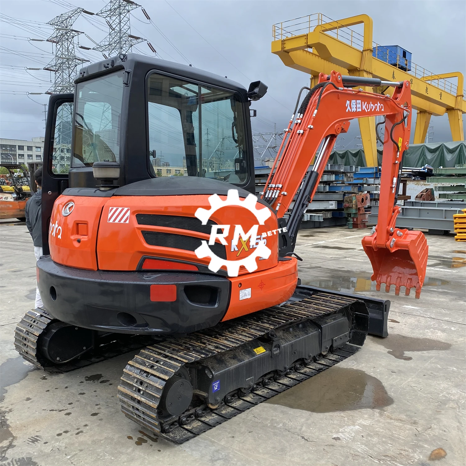 Японский бренд Kubota KX165 низкая цена экскаватор высокого качества Подержанные экскаваторы KX165-5 KX 165-5 в наличии на складе продаже