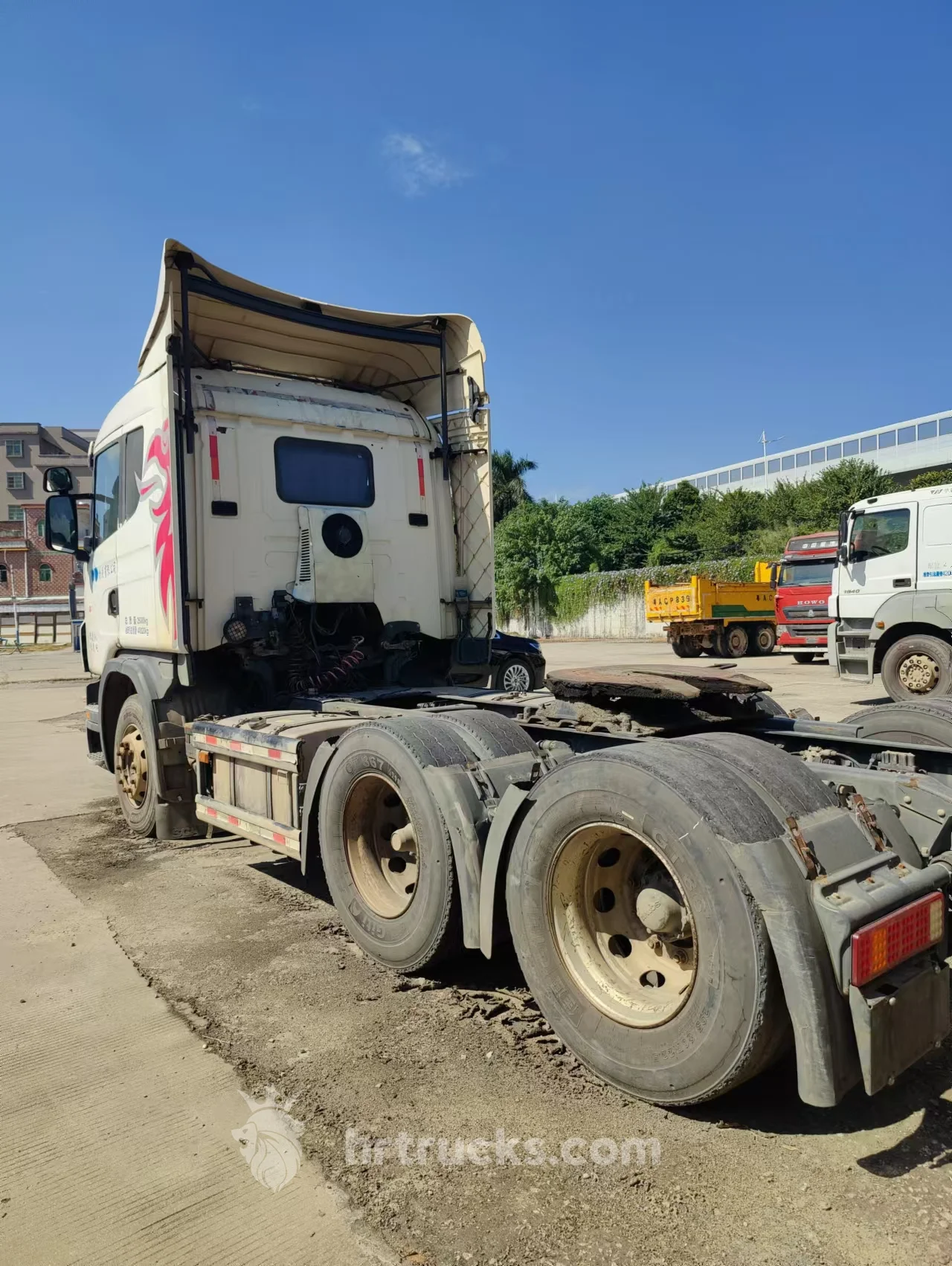 2015-2018 6x4 б/у головка трактора Scania G440 CNG дизельное топливо для грузовиков стандарт выбросов Евро 3 новое состояние 0 км продажи