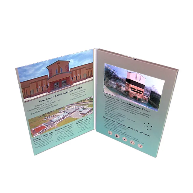 Golden supplier video greeting card electronic