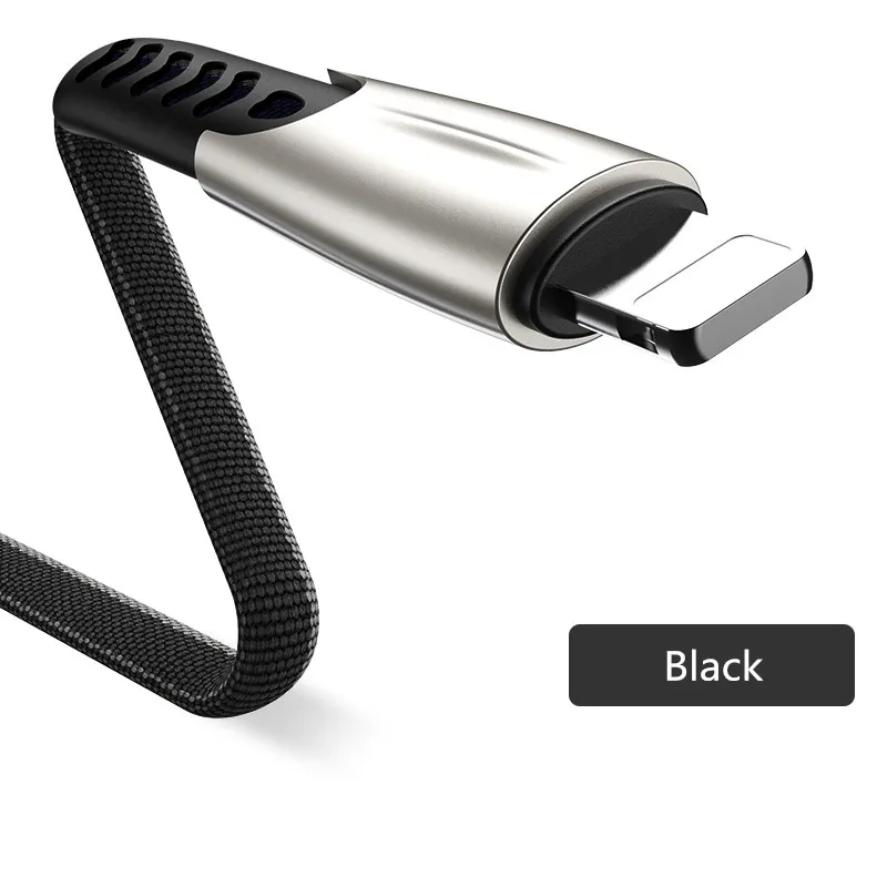 Высококачественный 8pin цинковый сплав 0,25 м/1 м/1,5 м/2 м/3 м Быстрая зарядка USB Дата-кабель для мобильного телефона