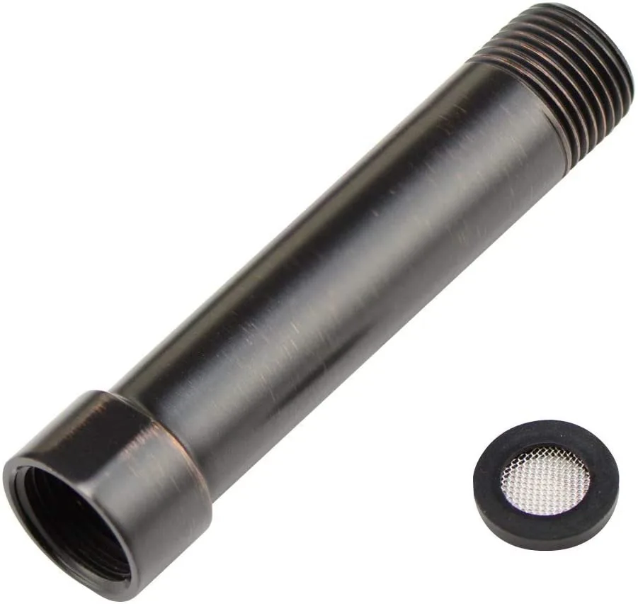 Shower Head Extension Arm, Lower Shower Head,  Solid Brass Stainless Steel  Construct