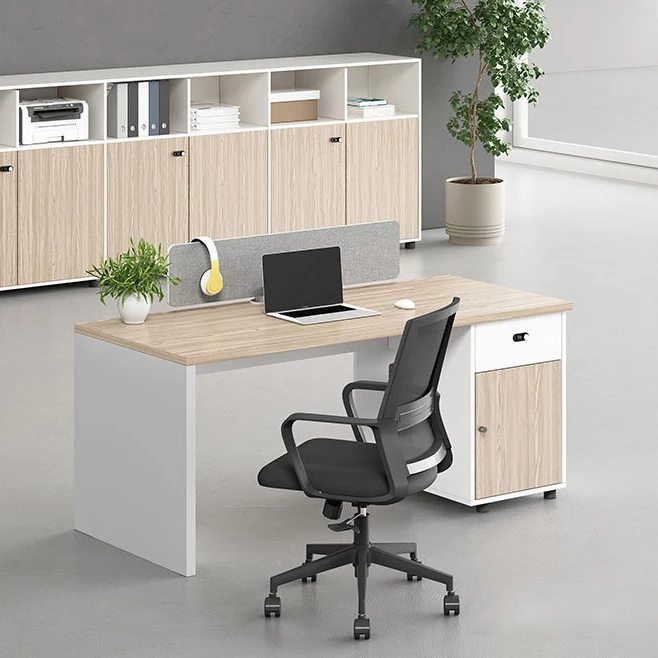 Modern Office Furniture Set Office Desks with Dividers and Table Partition Popular Wholesale Product for 3 Person