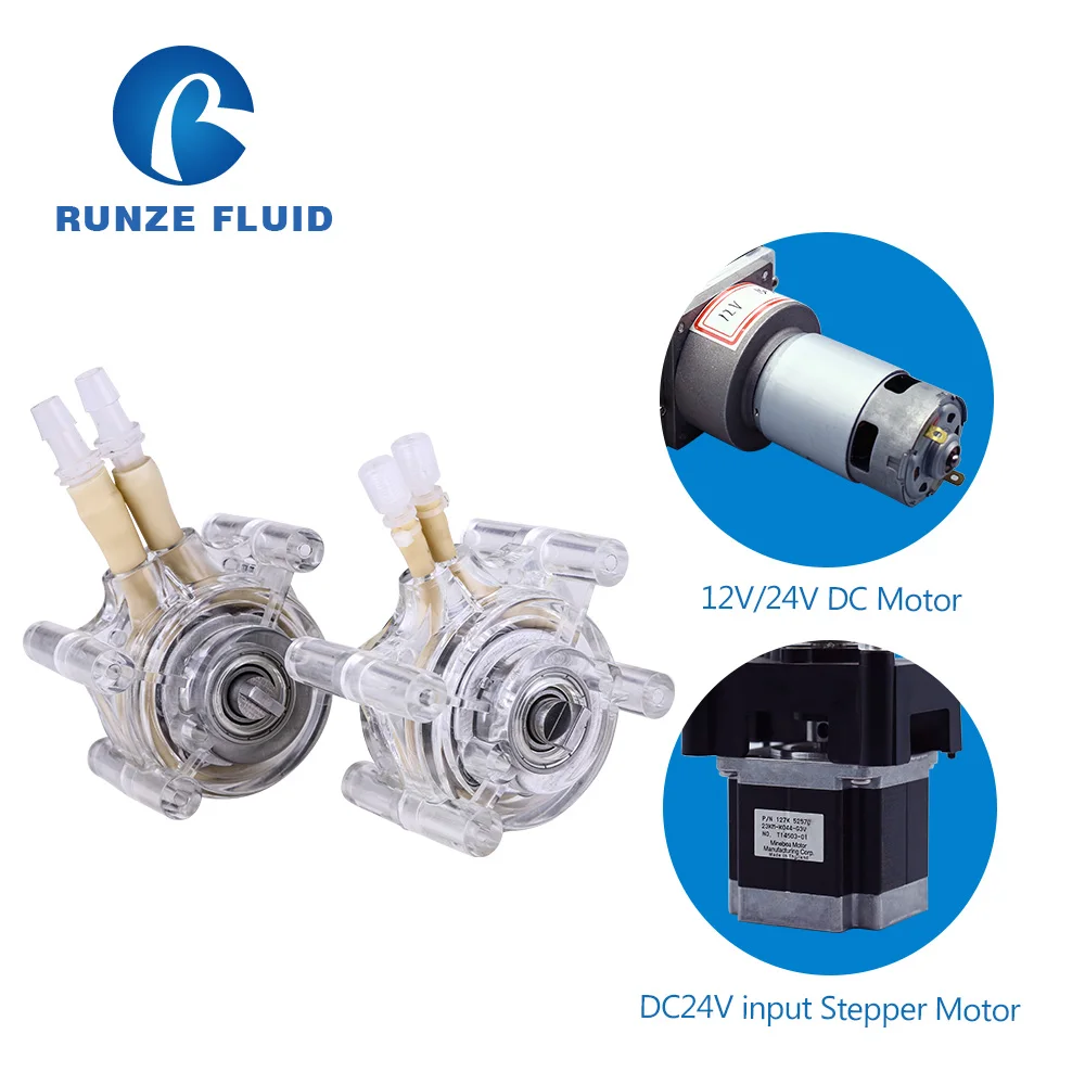 Easy Loading Silicone Rubber Tubing Peristaltic Pump Head Medical Bottle Filling