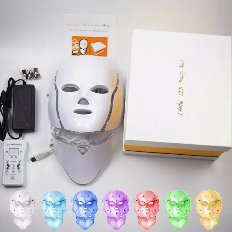  Smart Skin Beauty LED facial light therapy PDT photon 7 colors led