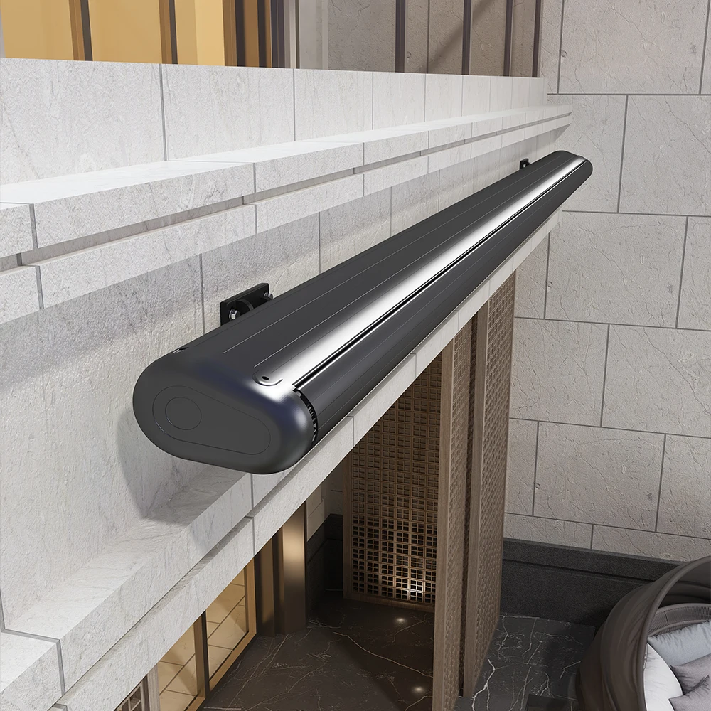 Electric Retract Heavy Duty Awning Outdoor 6m Manual Wall Mounted Garage Retractable Sun Shade Motorized Full Cassette Awning