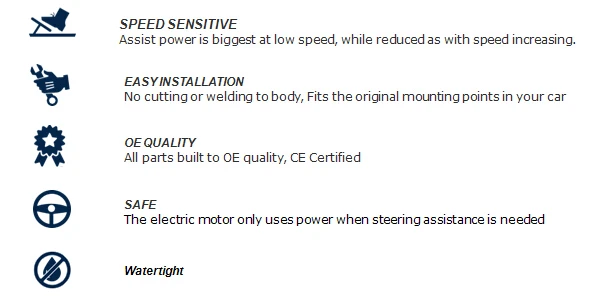P-EPS Rack and Pinion Electric Power Steering For SUV Honda CRV 2012 2013 2014 From China Factory Manufacture