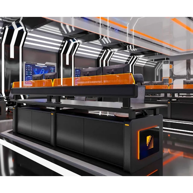 Высококачественная консоль kesino встроенная система эргономичная интеллектуальная управления системой видеонаблюдения регулируемая по высоте консольная мебель