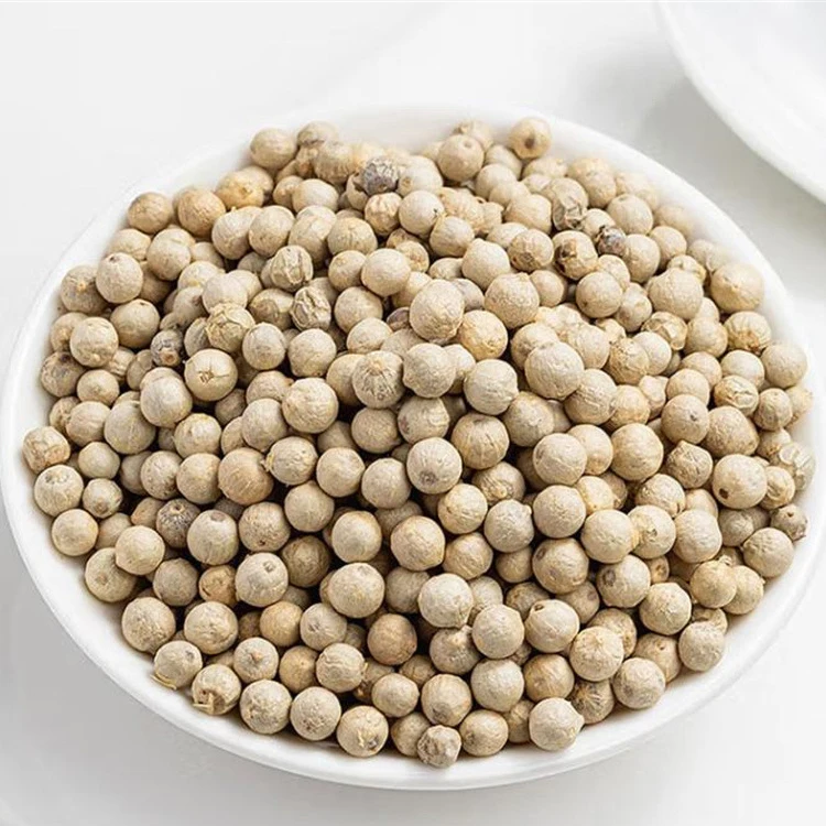 BaiHuJiao Dried White Pepper Spice Raw White Pepper Seasoning in Granule Shape