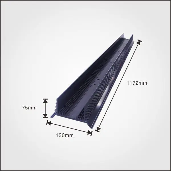 High Precision Customizable Square Design Aluminum LED Light Heat Sink Black Anodized Nickel Finish Factory Priced