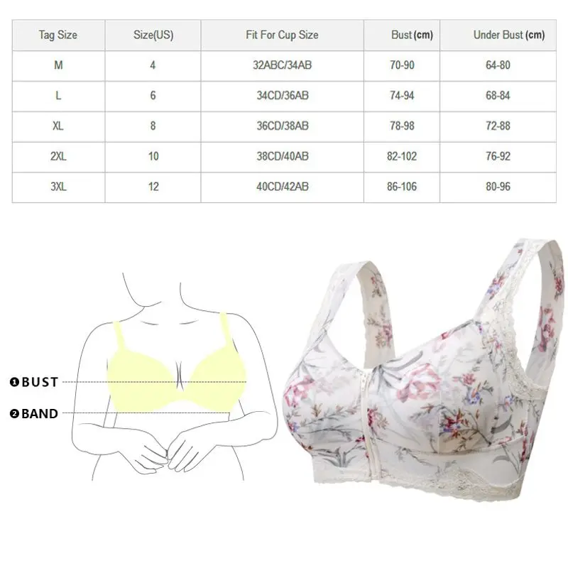 Комфортный бюстгальтер без косточек, Женский Регулируемый бюстгальтер с застежкой-молнией спереди, дышащий спортивный бюстгальтер для сна без косточек, бюстгальтер с застежкой спереди