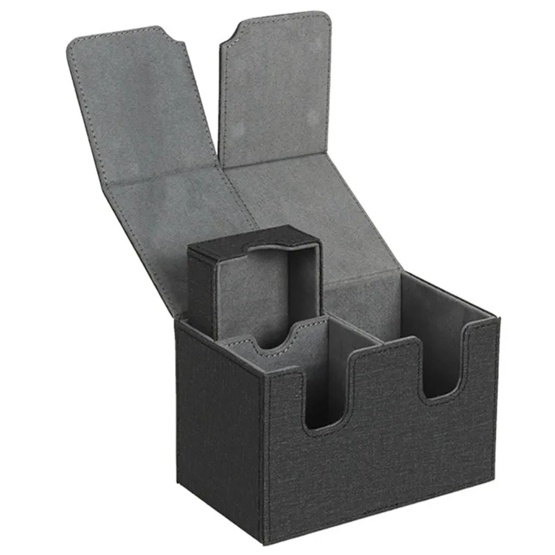 160+Count Card Capacity Magic Commander Deck Box - Premium Faux Leather, Magnetic Closure, Ideal for MTG Trading Cards